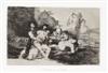FRANCISCO JOSÉ DE GOYA Group of 8 etchings with aquatint from Los Desastres de la Guerra.